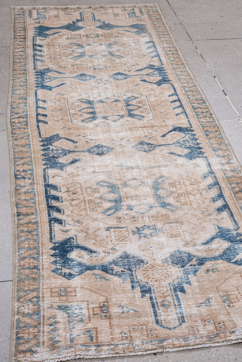 Vintage Hamadan Runner Rug (3' x 9')